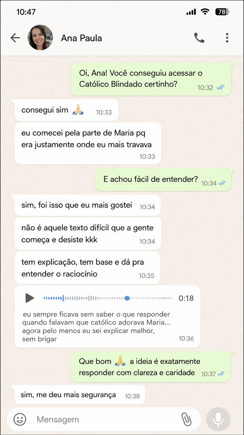 Depoimento 1